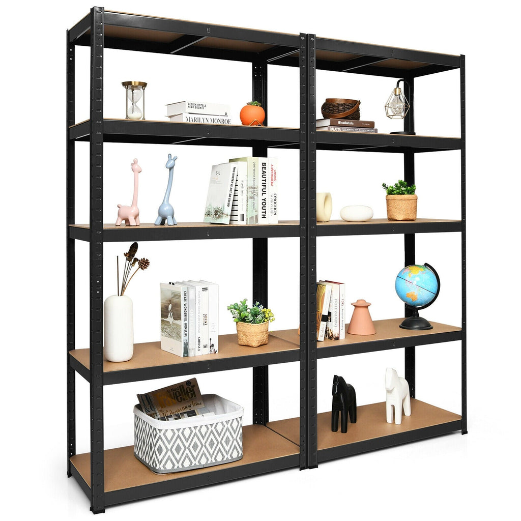 2 Pcs Storage Shelves Garage Shelving Units Tool Utility Shelves