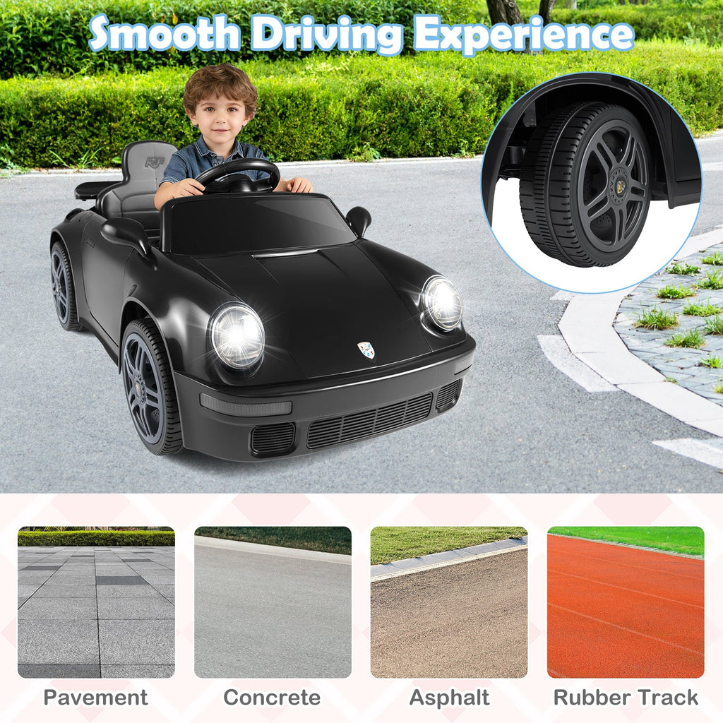12V Electric Ride On Car Licensed RUF CTR with Remote Control and Music