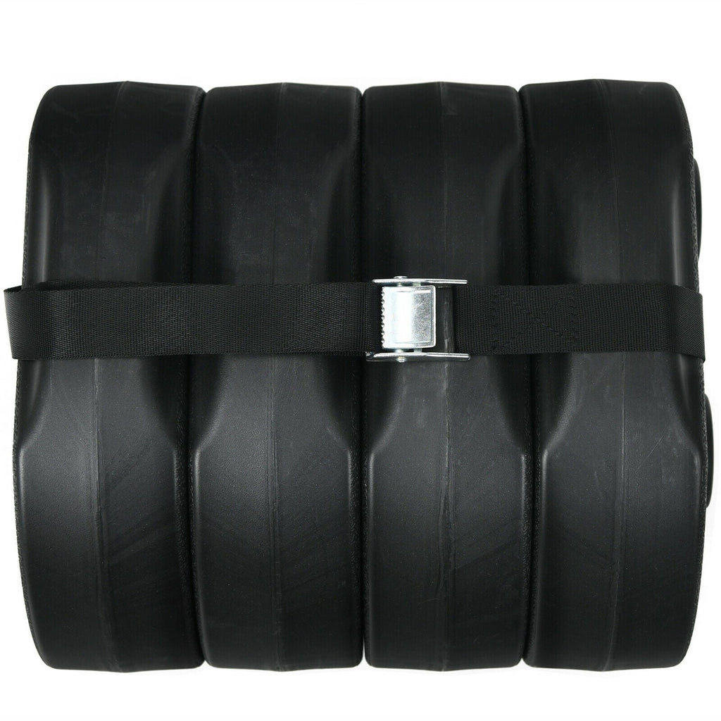 Set of 4 Canopy Weights 20lbs Weight Plate Kit with No-Pinch Design