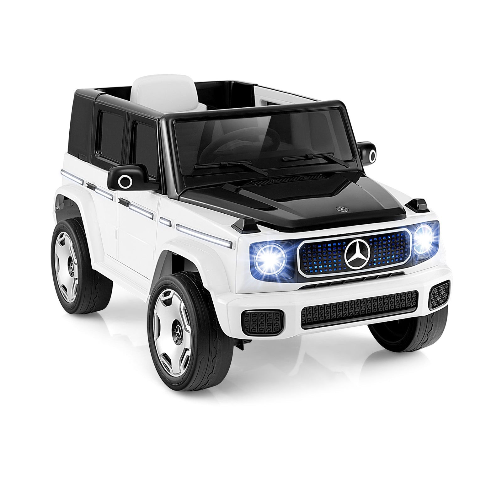 12V Licensed Mercedes-Benz EQG Kids Ride On Car with Remote Control