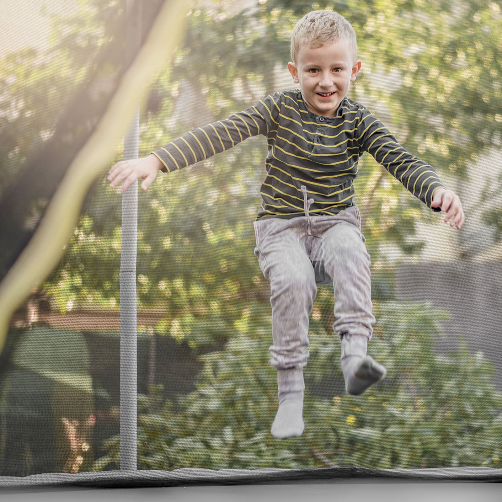 15/16 Feet Trampoline Replacement Safety Net with Adjustable Straps