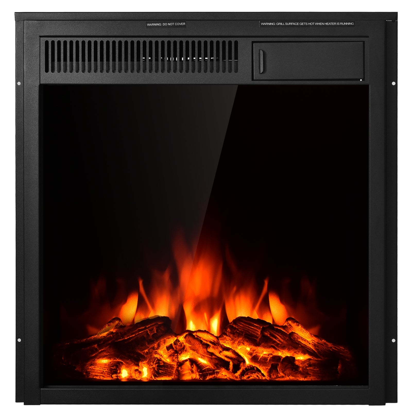 18/22.5 Inch Electric Fireplace Insert with 7