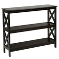 3-Tier Console X-Design Sofa Side Accent Table