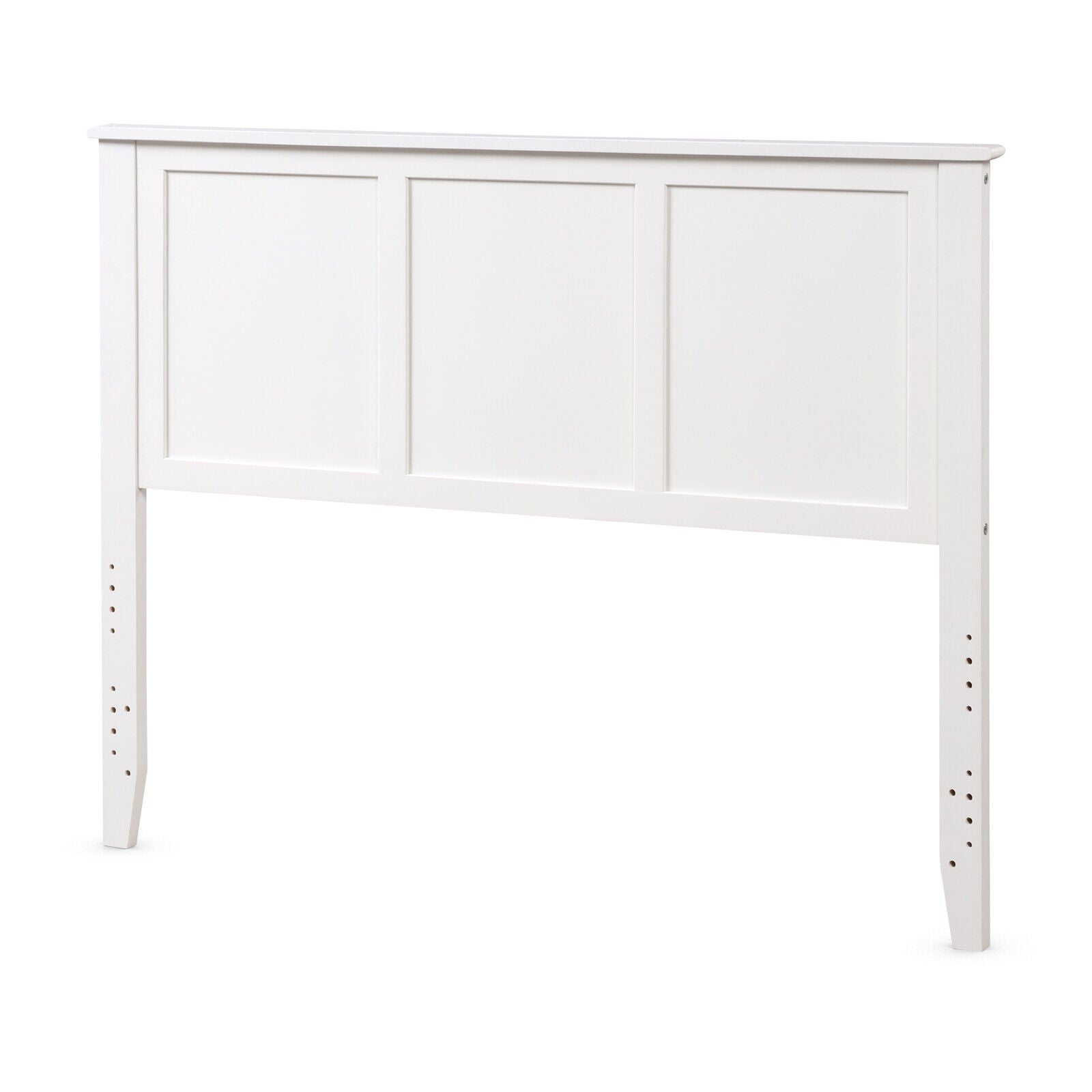 Full Wood Headboard Flat Panel with Pre-drilled Holes and Height Adjustment