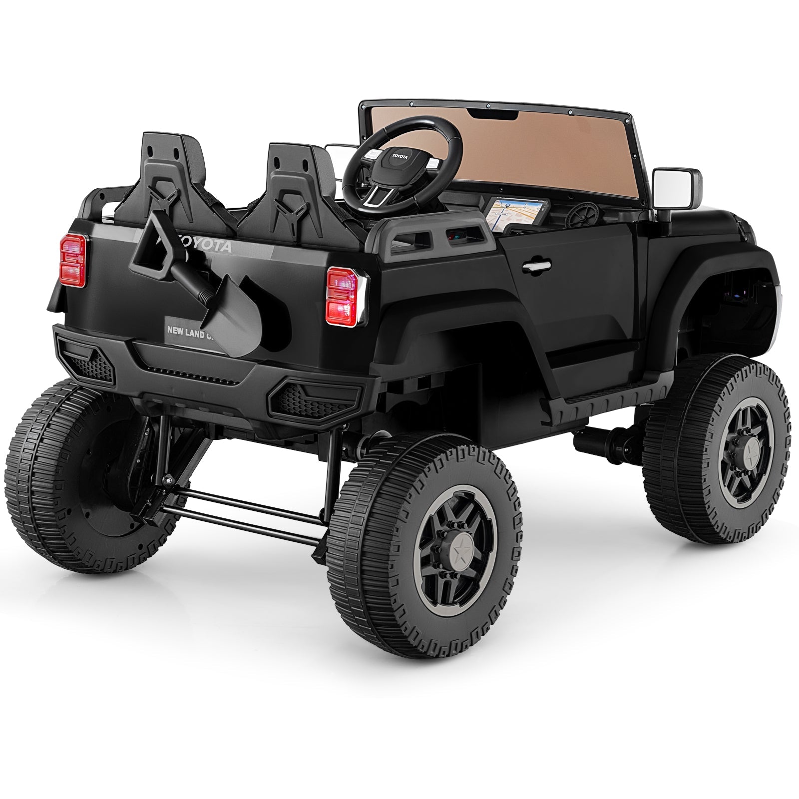 24V 2 Seater Ride on Car 4WD/2WD Switchable for Kids with Remote for Ages 3+