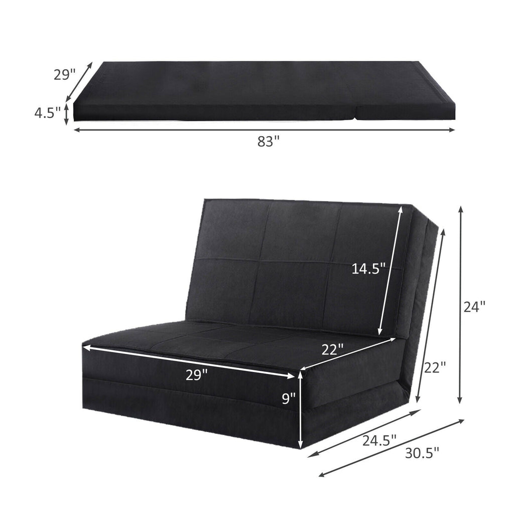 High Quality Fam Convertible Lounger Folding Sofa Sleeper Bed