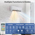 30000 BTU 2 Zone 23 SEER2 Mini Split Air Conditioner Wifi Enabled with Heat Pump