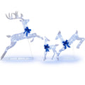 3 Pieces Lighted Christmas Reindeer Family Set with 255 Lights