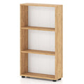 3-Tier Bookcase 42 inch Tall Book Shelf with Anti-Tipping Kit