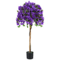 4.5 Feet Artificial Azalea Tree with Cement Pot