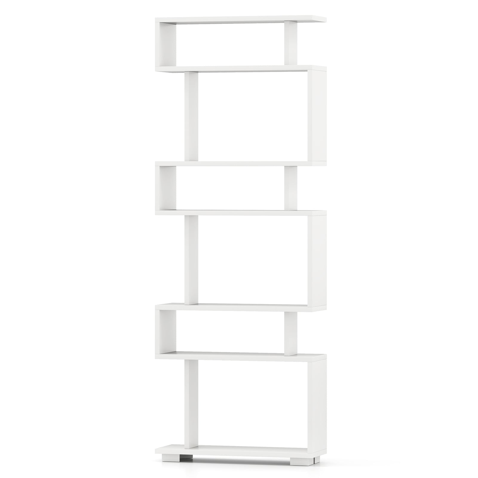 6-Tier Bookcase with Anti-Tipping Kit