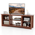 70 Inch TV Stand for up to 75 Inch Flat Screen TVs with Adjustable Shelves