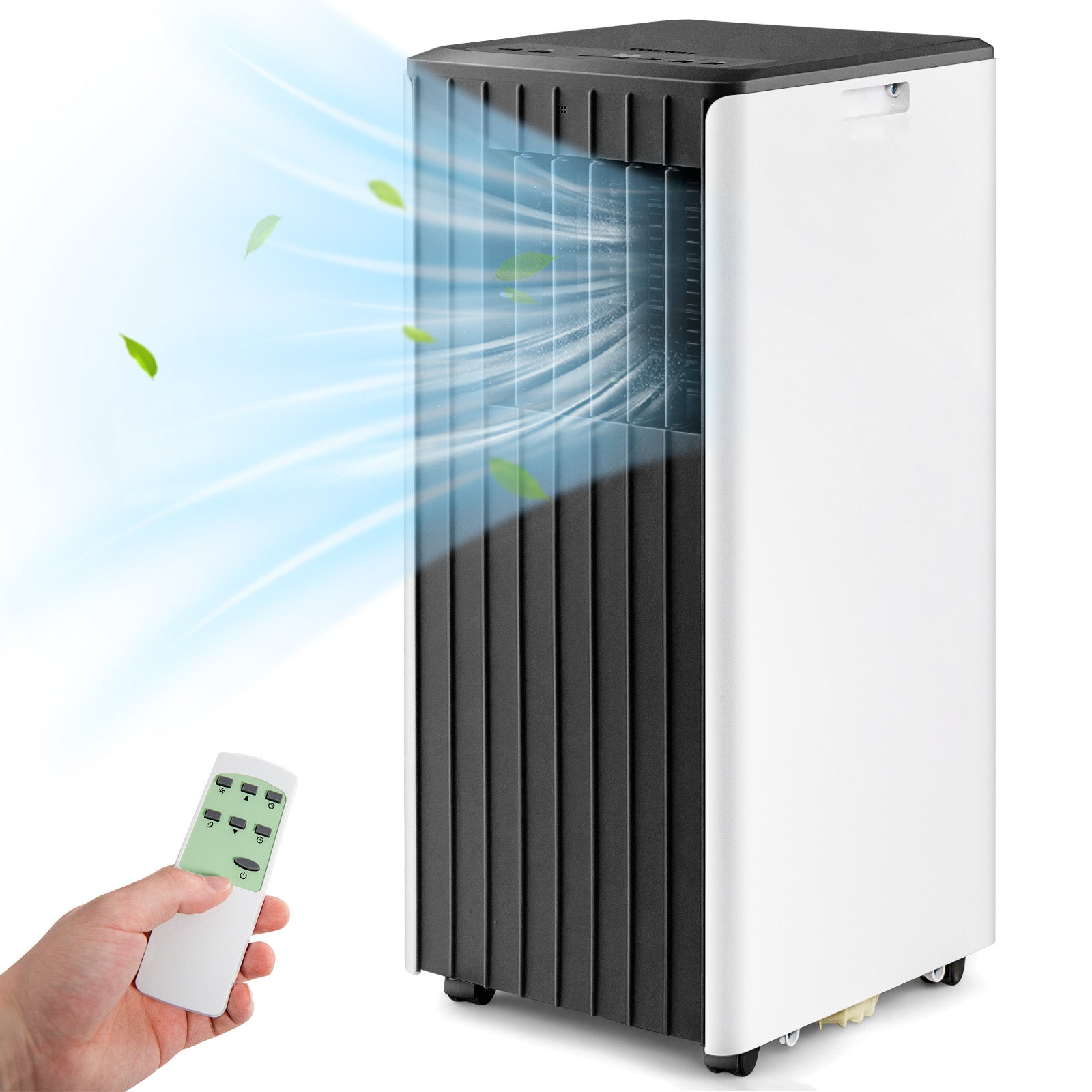 3-in-1 10000 BTU Air Conditioner with Humidifier and Smart Sleep Mode