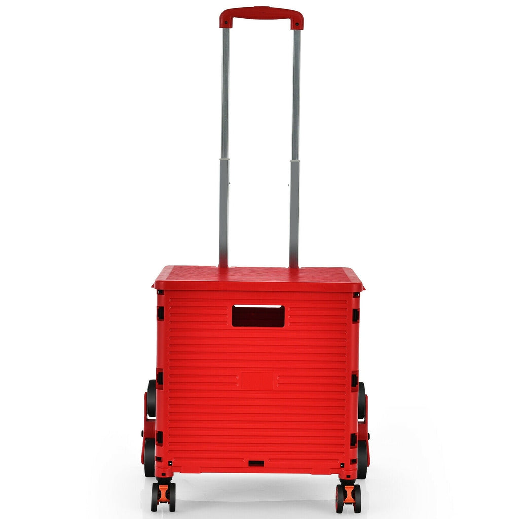 Costway Foldable Utility Cart for Travel and Shopping