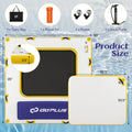 8 ft x 8 ft Inflatable Dock Platform with Mesh Swim Lounge