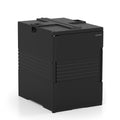 91 Qt Insulated Food Pan Carrier with Door Shafts-Black
