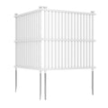 Air Conditioner Fence Panel with Metal Ground Stakes for Outside