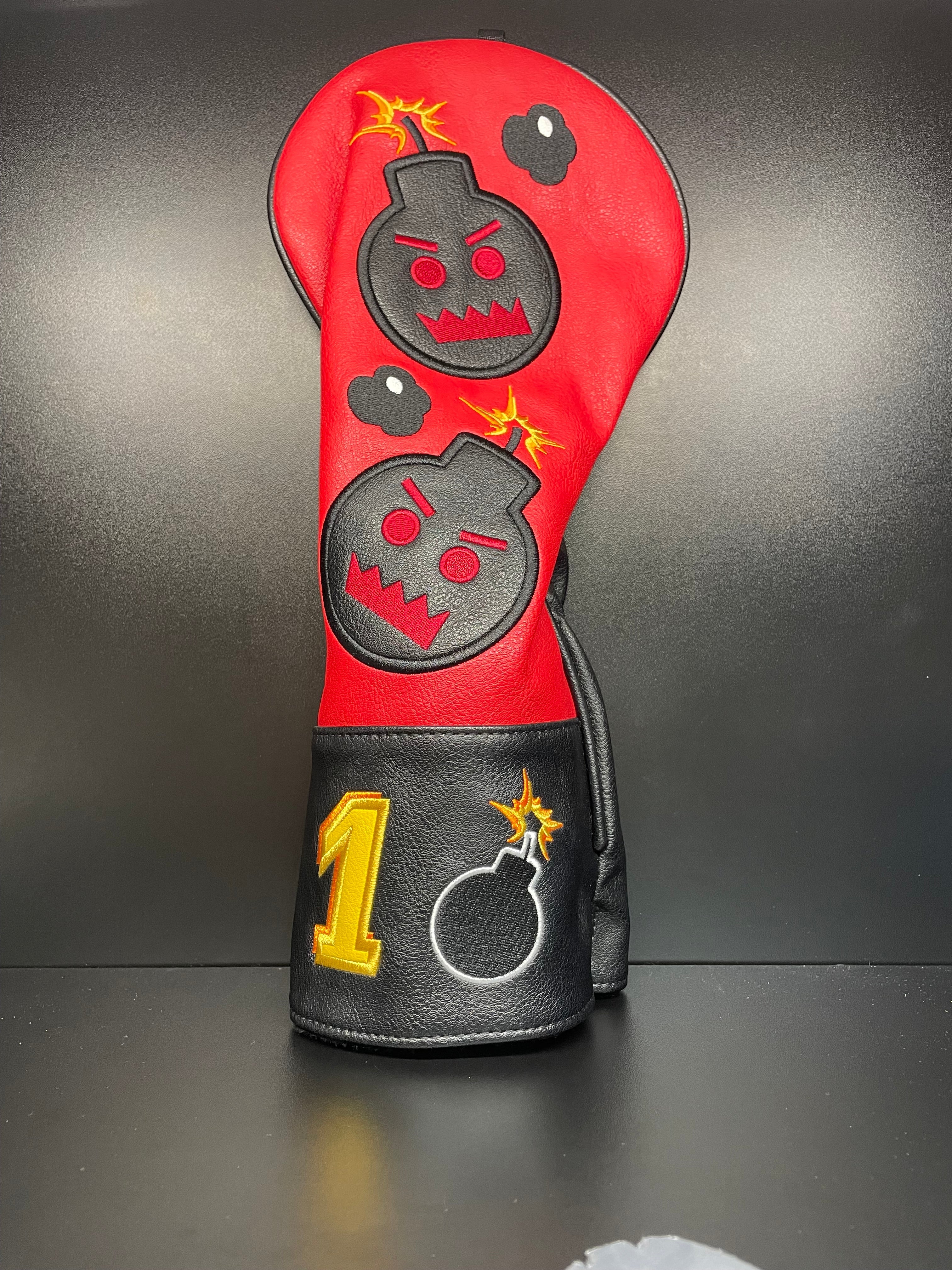 Angry Bombs Red Headcover
