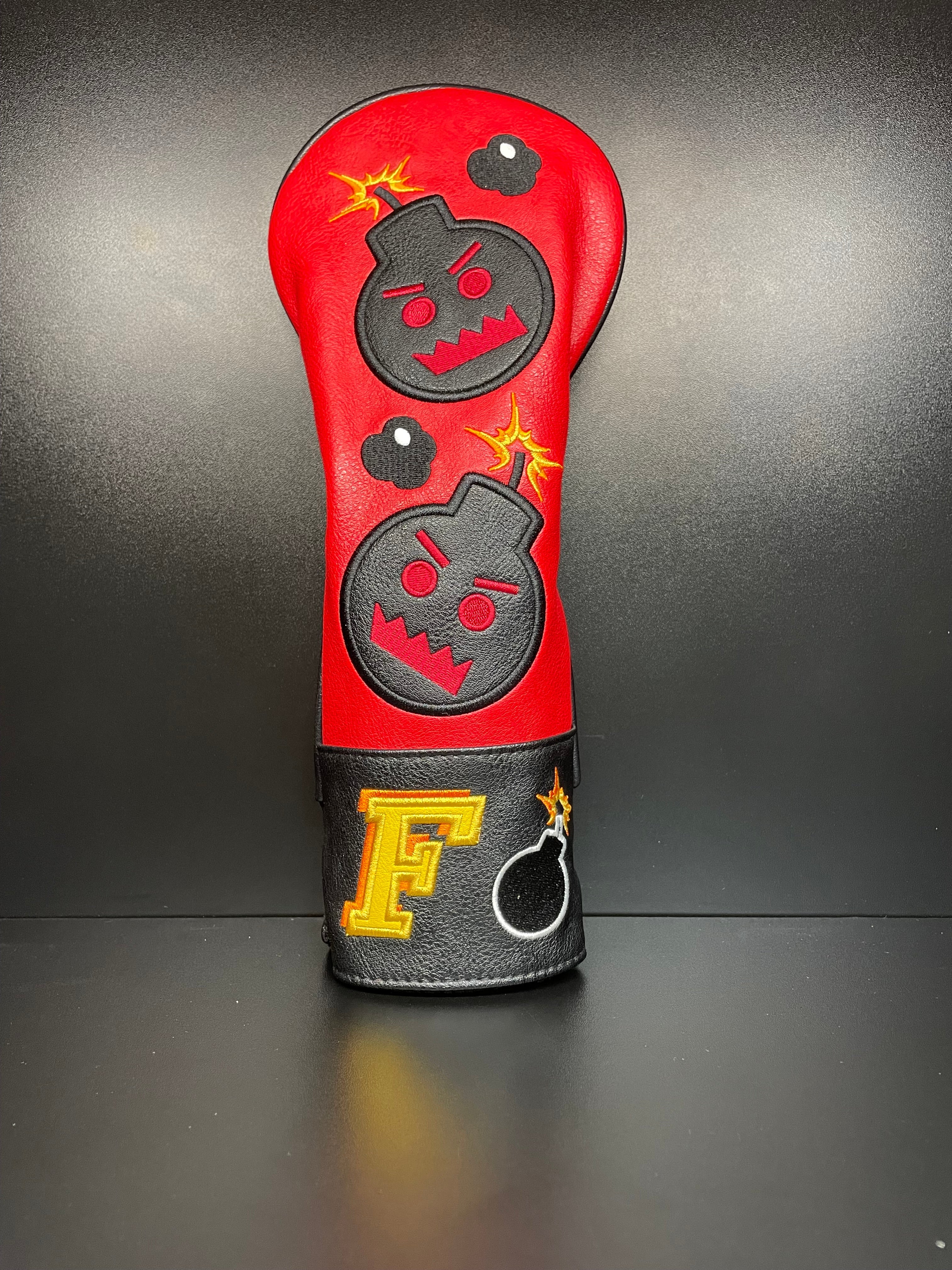 Angry Bombs Red Headcover
