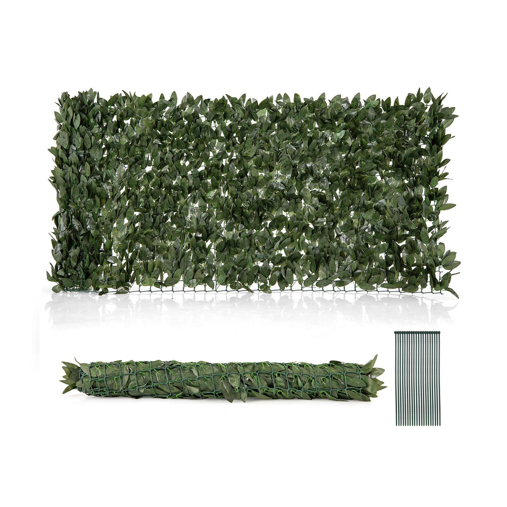 Artificial Lily Leaf Privacy Fence for Garden Yard Balcony Deck