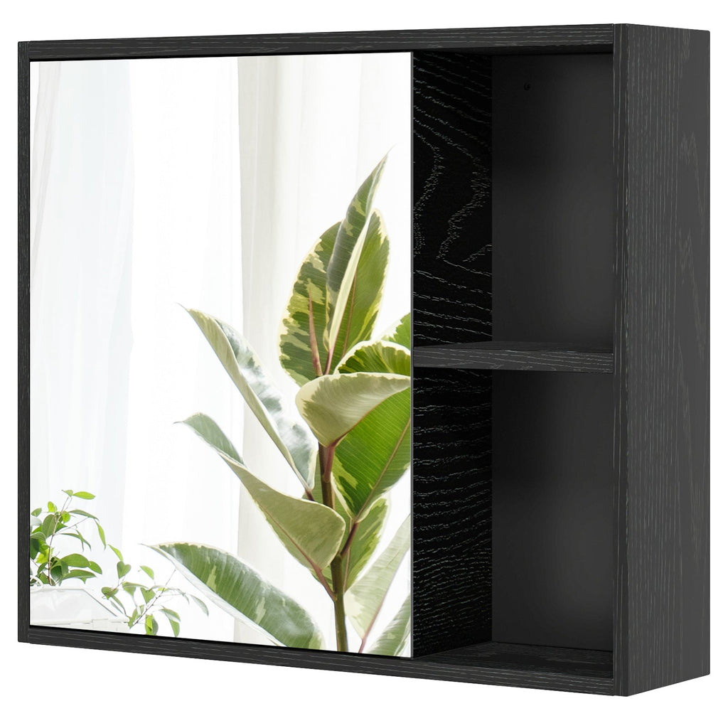Bathroom Medicine Cabinet with Single Mirror Door