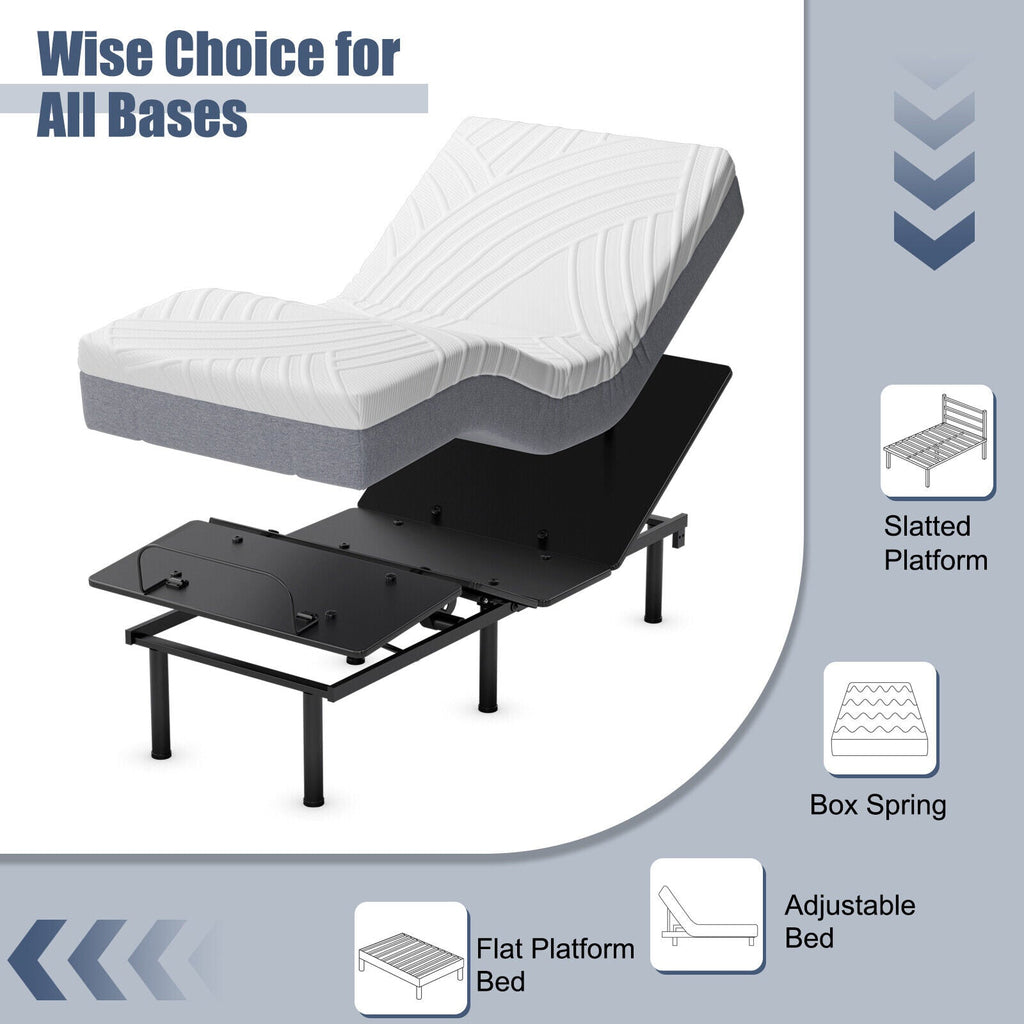 3D Bed Mattress Gel Memory Foam Convoluted Foam for Adjustable Bed