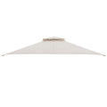10 x 12 Feet Gazebo Replacement Top with Air Vent and Drainage Holes