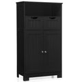 Bathroom Wooden Side Cabinet with 2 Drawers and 2 Doors