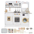 Children Pretend Toy Kitchen Playset with Light and Sound