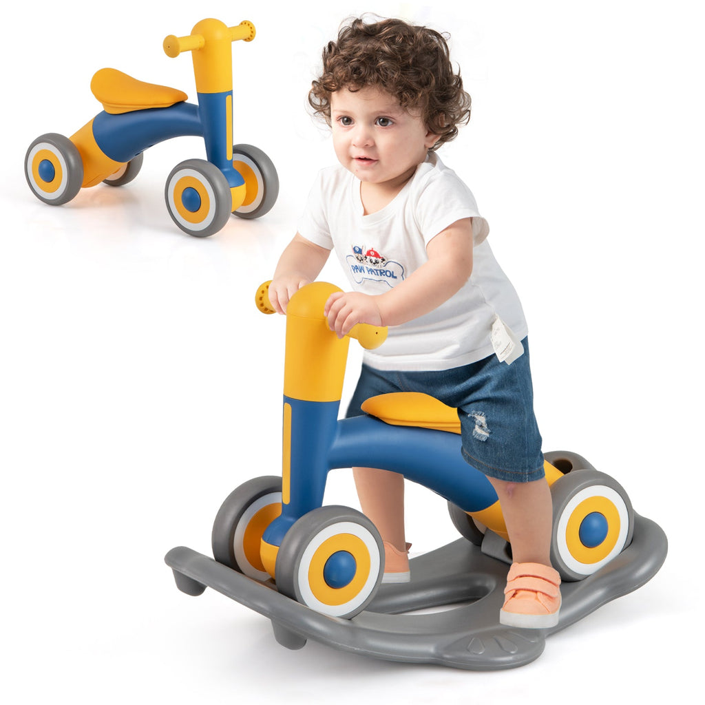 3 in 1 Rocking Horse with Detachable Balance Board and Seat