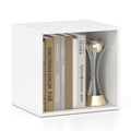 Cube Storage Organizer Stackable Open Book Shelf Wooden Display Shelving Unit