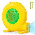 610W Bounce House Blower with Handle and Ground Stakes