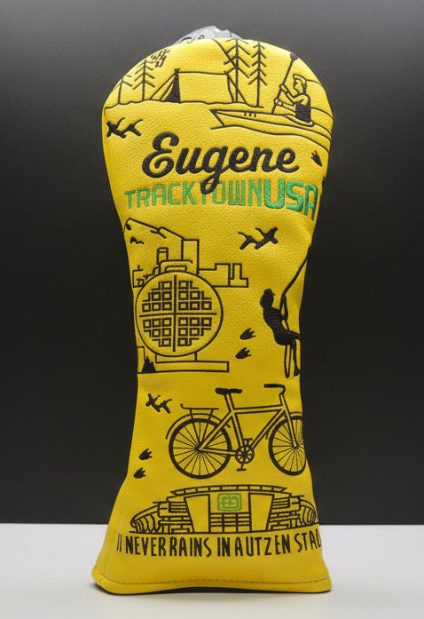 Eugene Track Town USA Headcover