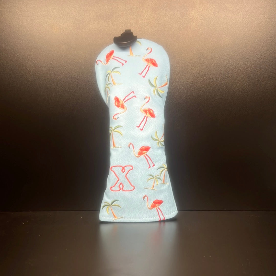 Flamingo Palm Tree Headcover