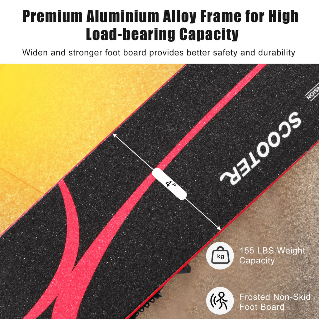 Folding Aluminum Kids Kick Scooter with LED Lights