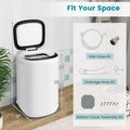 7.7 lbs Full-Automatic Washing Machine with 10 Washing Programs