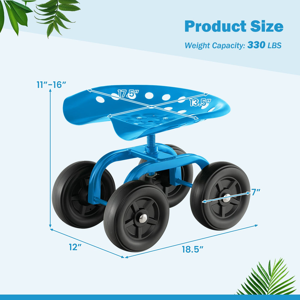 Garden Rolling Workseat with 360°