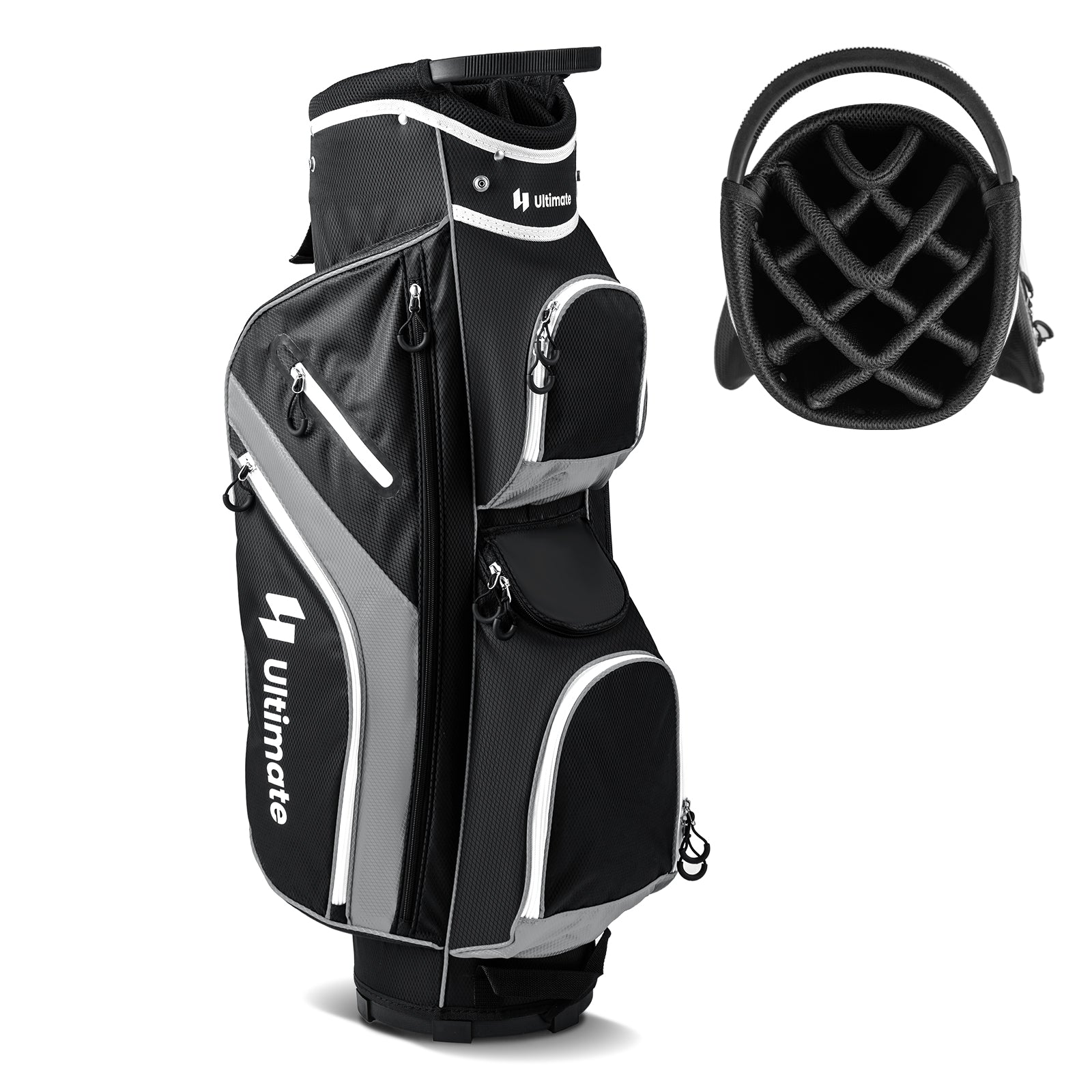 Golf Cart Bag with 14 Way Top Dividers