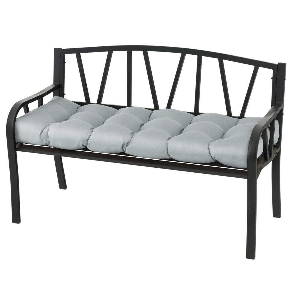 Indoor Outdoor Tufted Bench Cushion with Soft PP Cotton