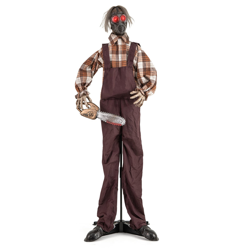 Halloween Animatronic Shaking Haunted Man with Lights and Sound