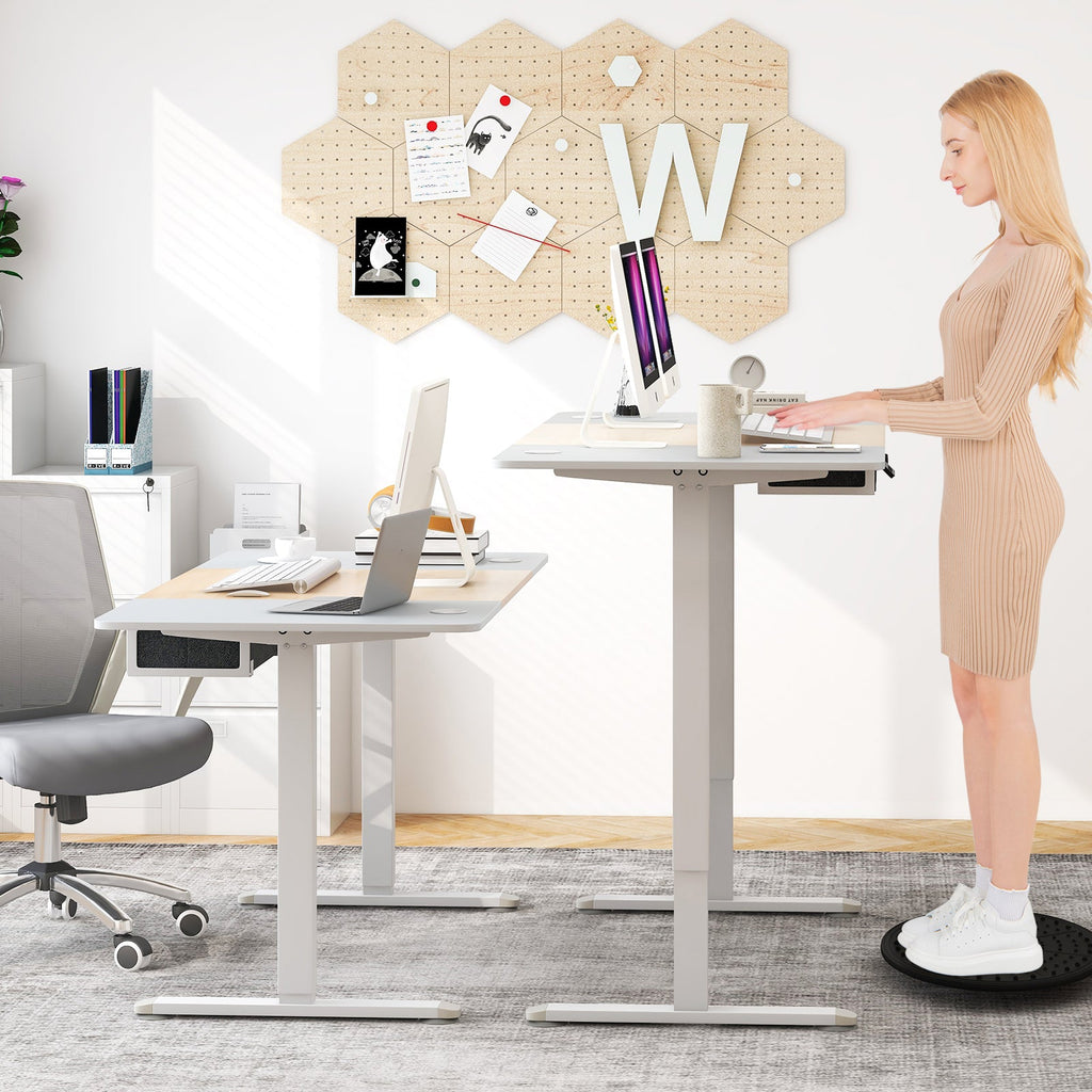 Height Adjustable Electric Standing Desk with USB Charging Port