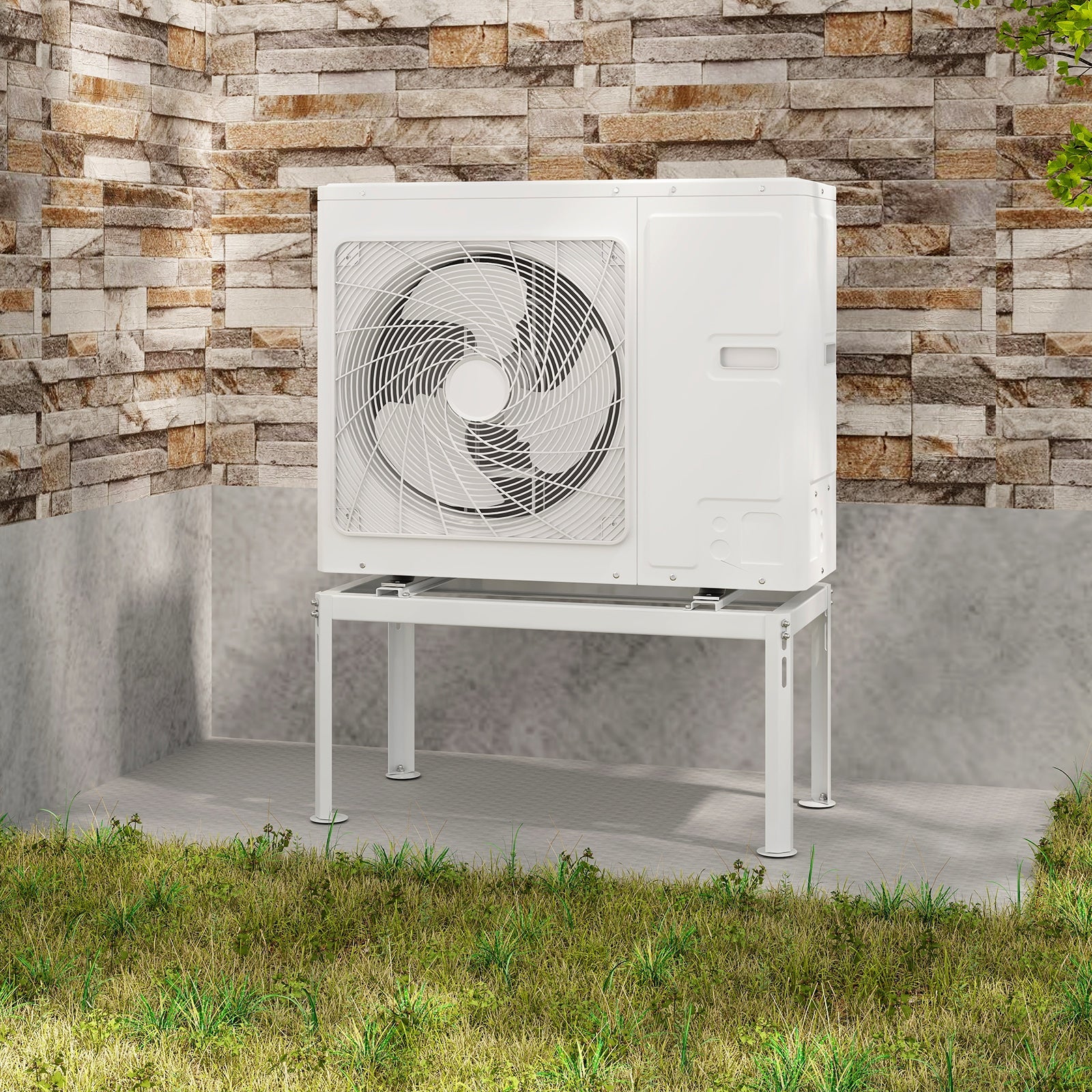 Mini Split Ground Stand for 9000-18000 BTU Ductless Air Conditioner