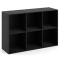Modern 6-Cube Bookcase with Anti-tipping Kits for Bedroom Living Room-White