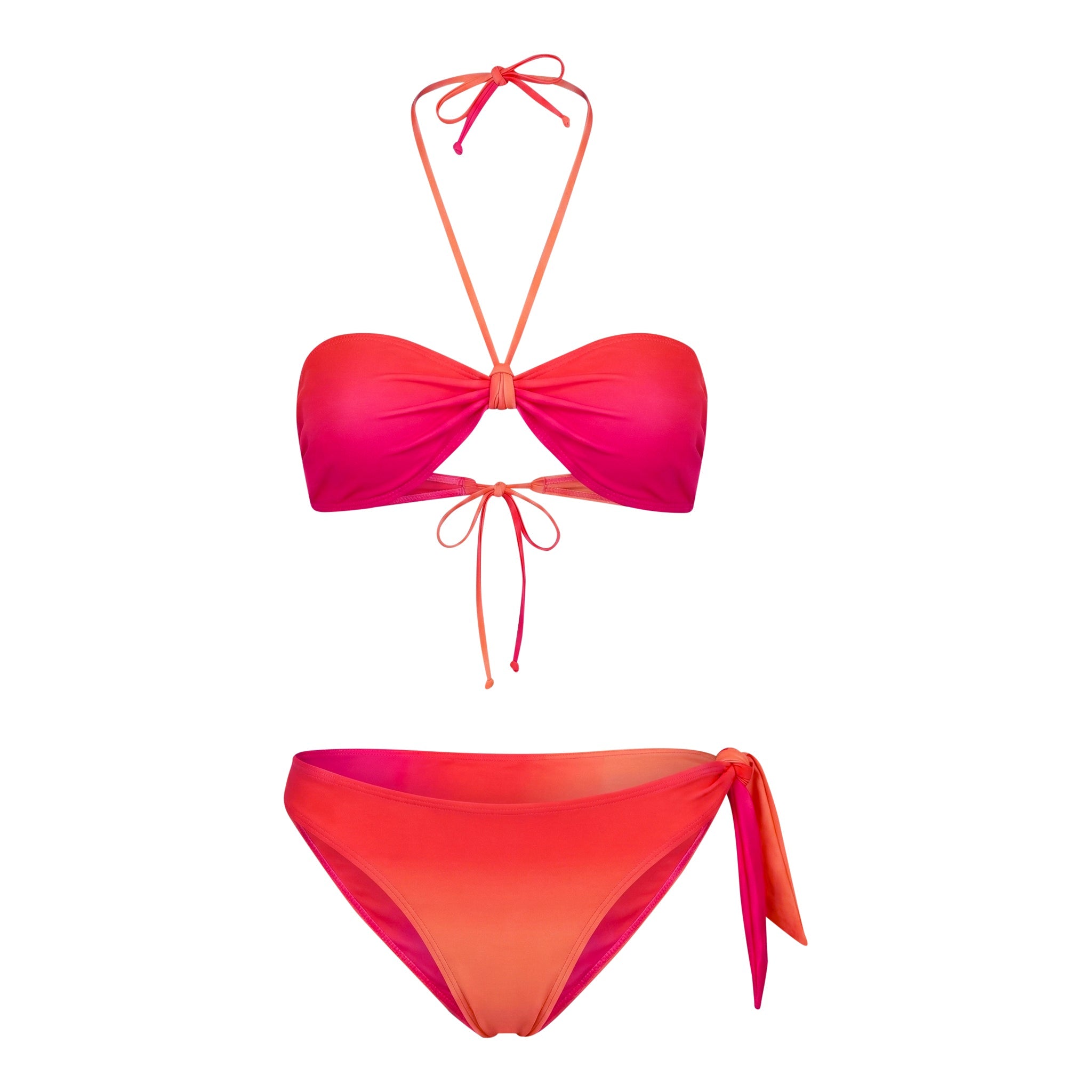 THE SOLARA - OMBRE PINK BIKINI TOP