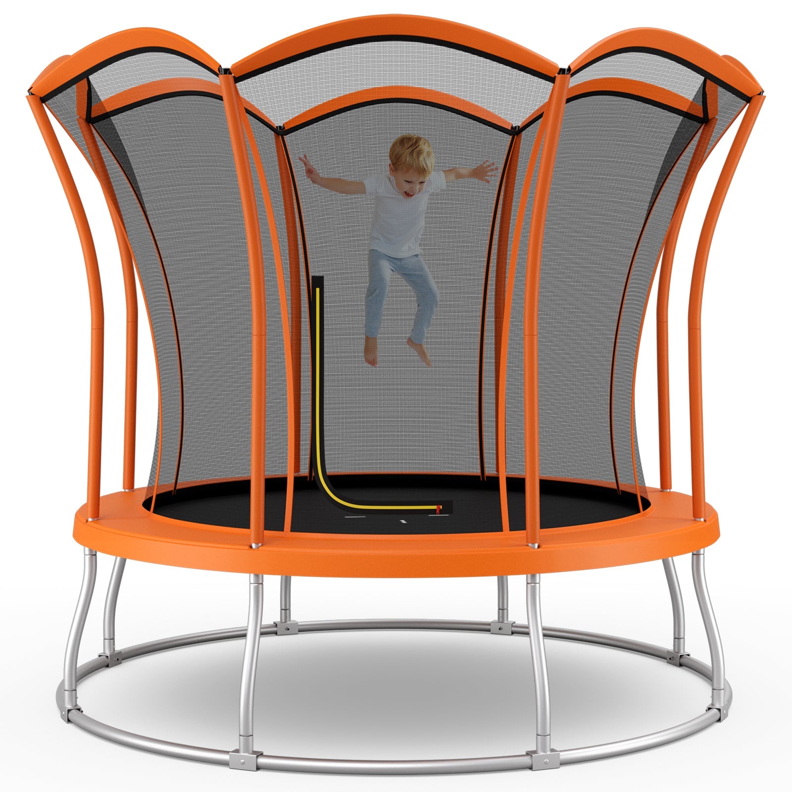 10 Feet Unique Flower Shape Trampoline with Galvanized Steel Frame