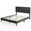 Twin/Full/Queen Size Upholstered Platform Bed Frame with High Headboard