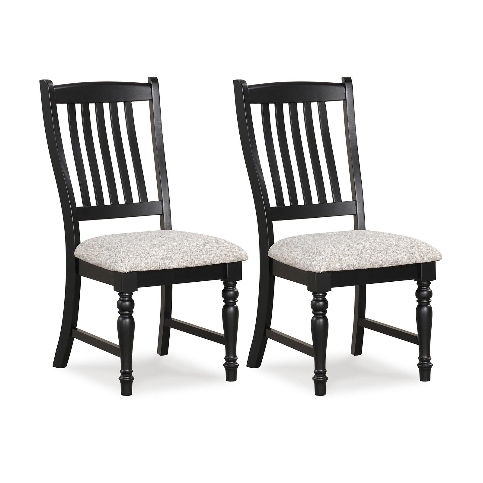 Set of 2 Dining Chairs Kitchen Side Chair with Solid Wood Legs