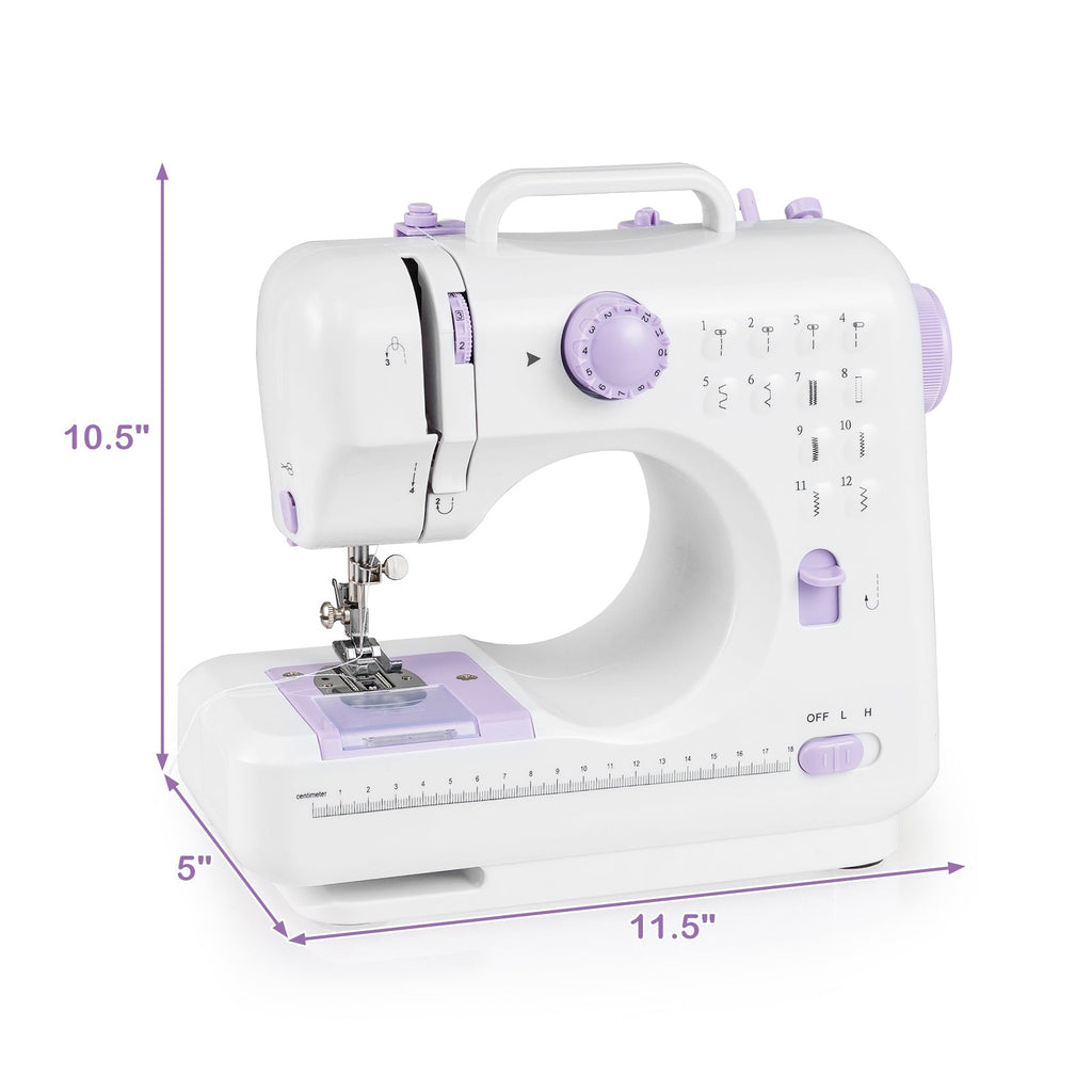 Sewing Machine for Beginners Mini Sewing Machine with 12 Built-in Stitches