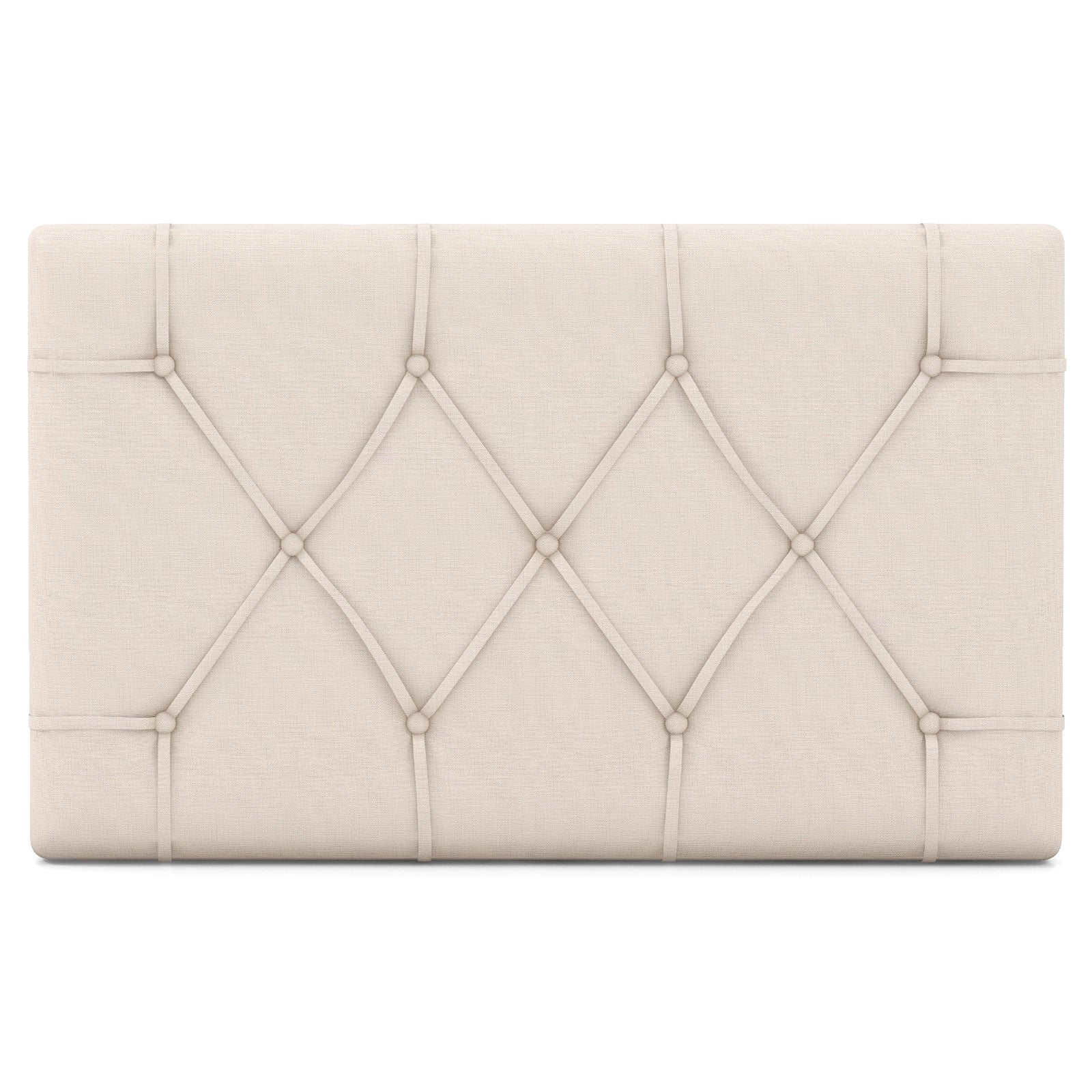 Upholstered Headboard for Twin Size Bed with Fabric Upholstery
