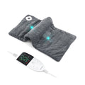 Weighted Heating Pad Electric Heated Pad with 2 Massagers Massaging Vibration